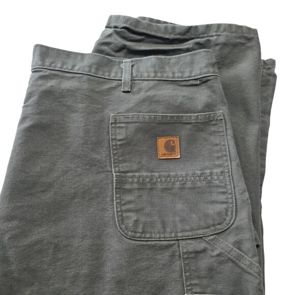 Carhartt Other - Carhartt B11 MOS Pants 48 x 30 Mens Green Dungaree Fit Canvas Cargo Pockets